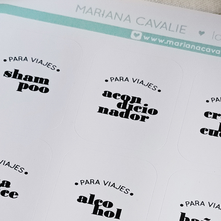 Stickers para Viajes