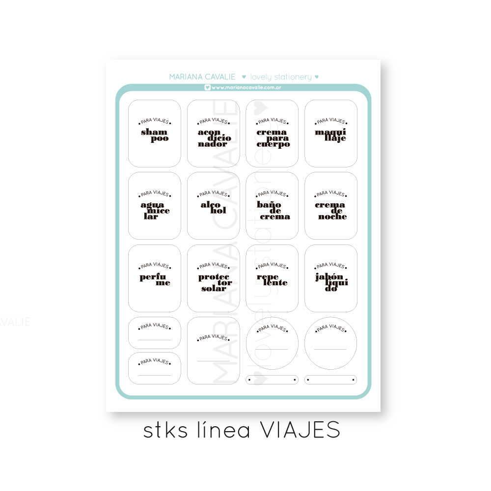 Stickers para Viajes